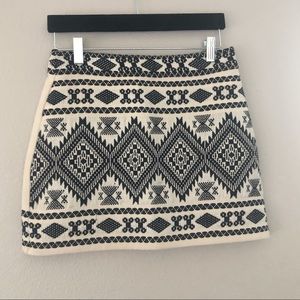 Top shop tribal skirt